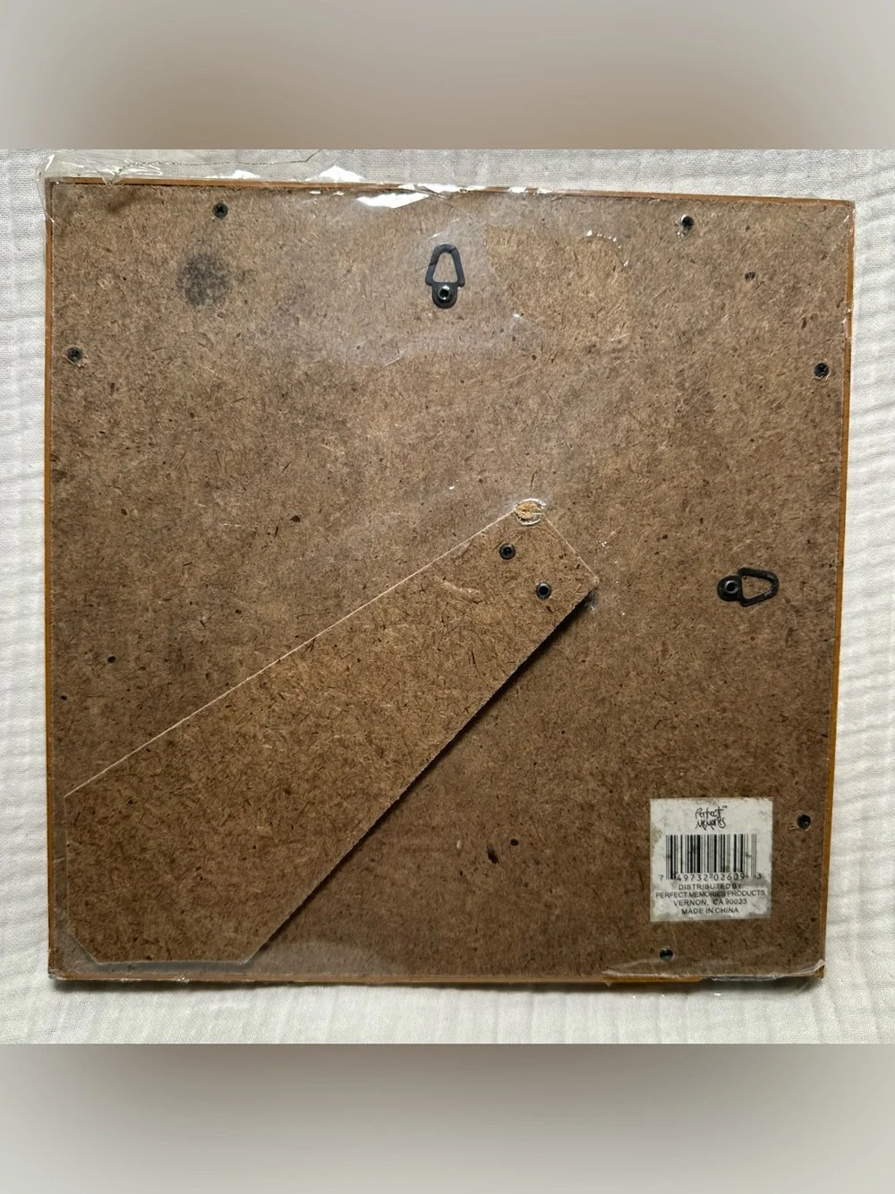 VTG 90 Interactive Sliding Collage Picture Frame-Desktop Nostalgia Faux Wood NOS